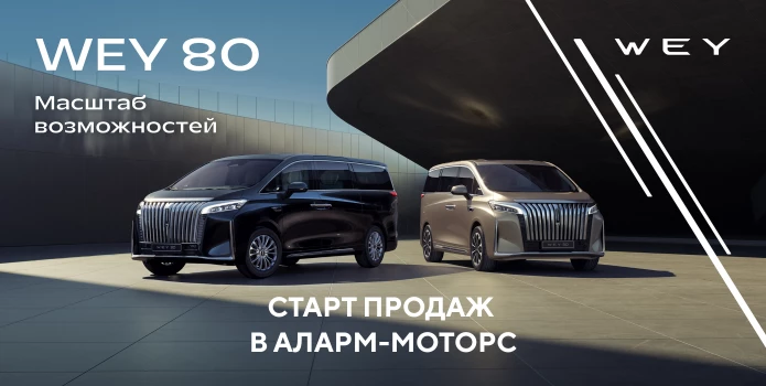 Встречайте новый технологичный гибридный минивэн WEY 80